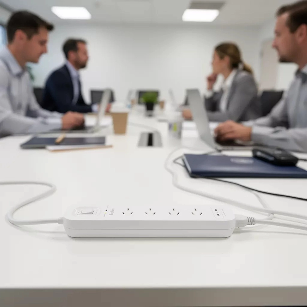 Belkin 4-Outlet Surge Protector with Dual USB-C 30W PPS 2m Cord