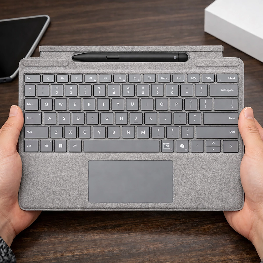 Microsoft Surface Pro Keyboard with Slim Pen for Business (13", Platinum)