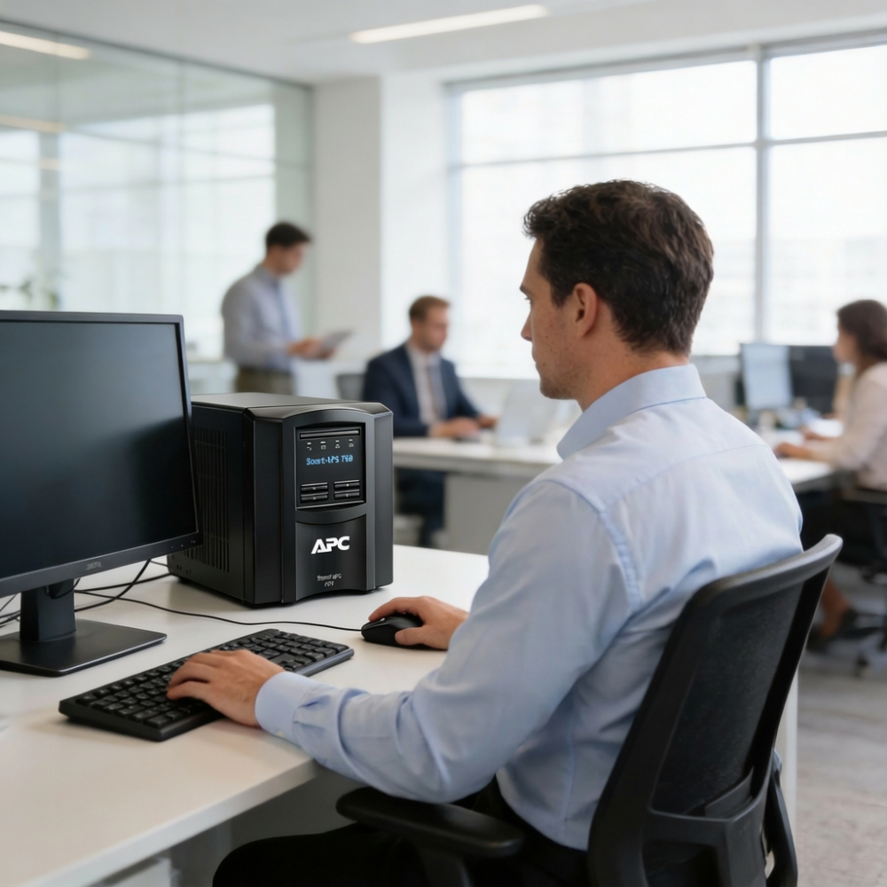 APC Smart-UPS 750VA/500W Line Interactive UPS, Tower, 230V/10A Input, 6x IEC C13 Outlets, Lead Acid Battery, SmartConnectLCD