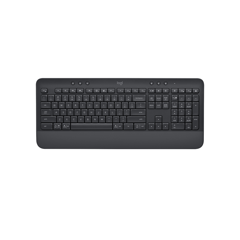 Logitech Signature K650 Keyboard - Wireless Connectivity - English - Graphite