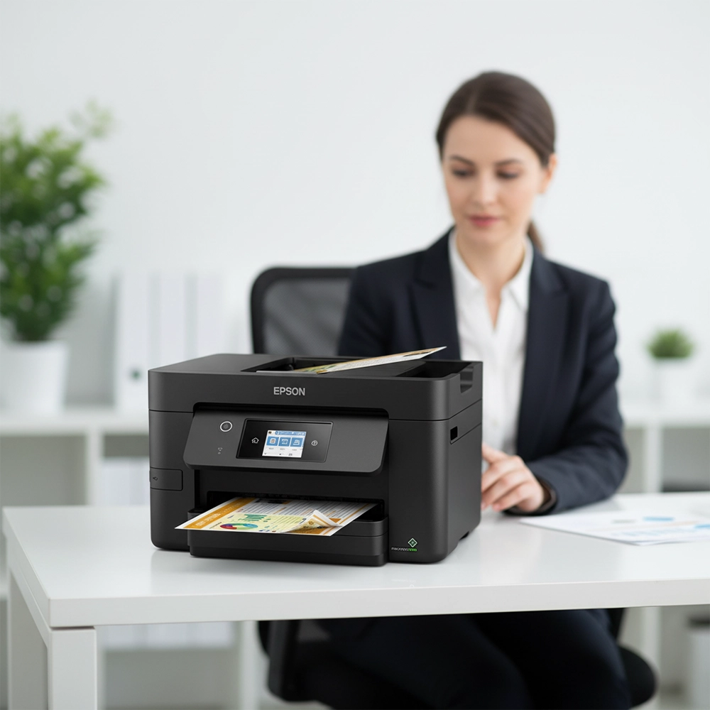 Epson WorkForce Wireless Inkjet Multifunction Printer - Colour