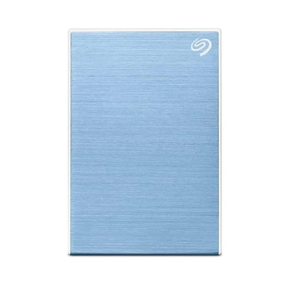 Seagate One Touch 4TB External Hard Drive with Password – Blue
