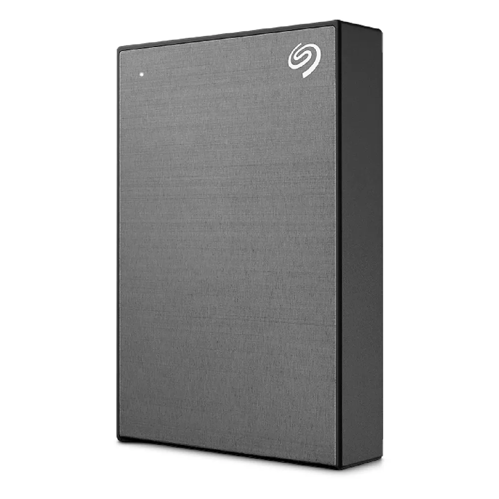 Alternative view of Seagate One Touch 4TB External Hard Drive with Password - Space Grey