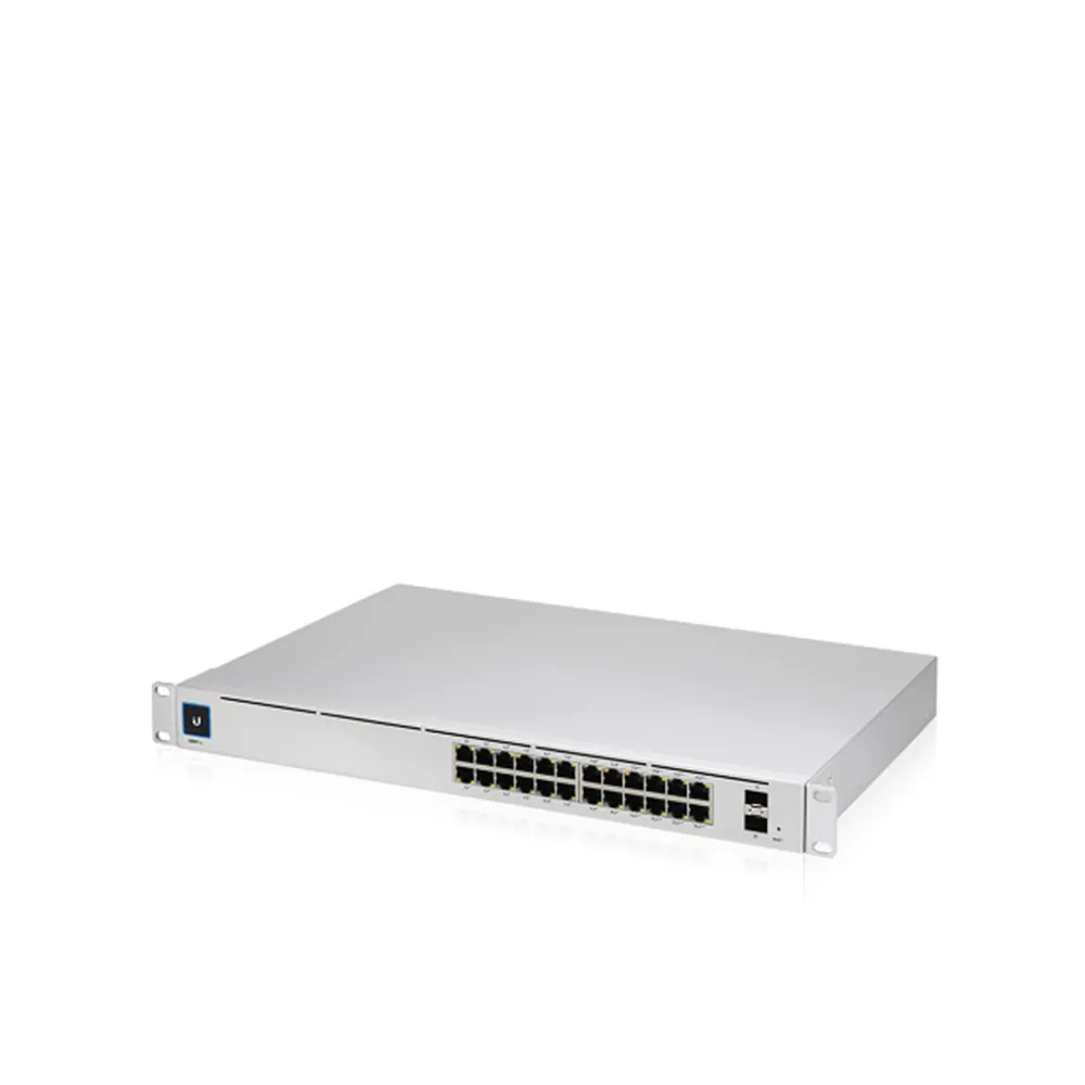 Alternative view of UniFi Pro 24 PoE switch (24-port / 400W)