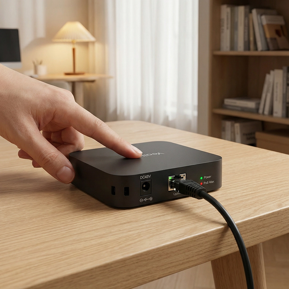 Yealink PoE+ Switch for Meeting Rooms
