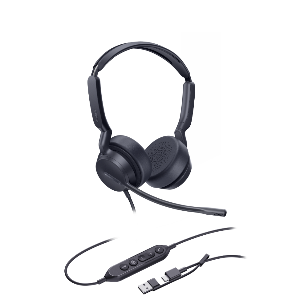 Alternative view of Yealink UH42 headset (dual, Teams)