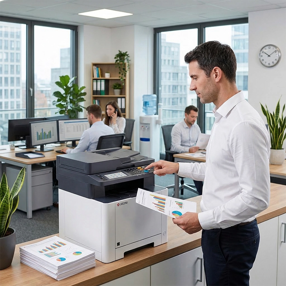 Kyocera ECOSYS MA2600cwfx printer (colour laser MFP)