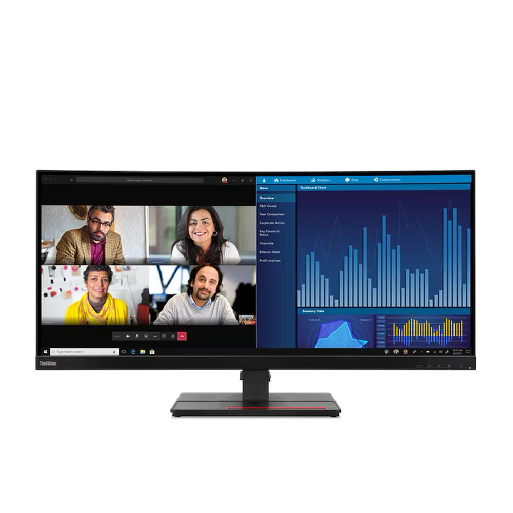 Alternative view of Lenovo ThinkVision P34w-20 monitor (34.1", WQHD)