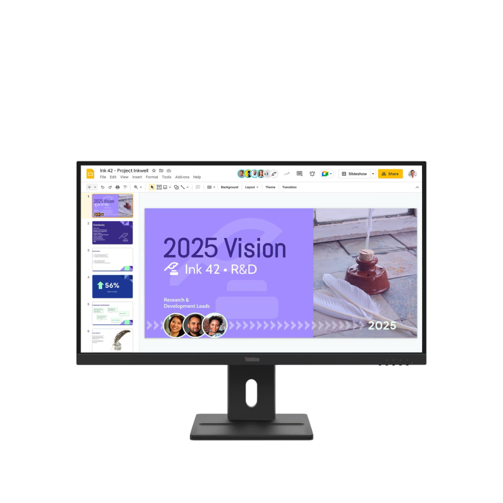 Alternative view of Lenovo ThinkVision 27" Monitor (QHD IPS)